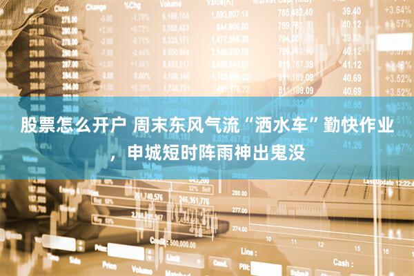 股票怎么开户 周末东风气流“洒水车”勤快作业,申城短时阵雨神出鬼没